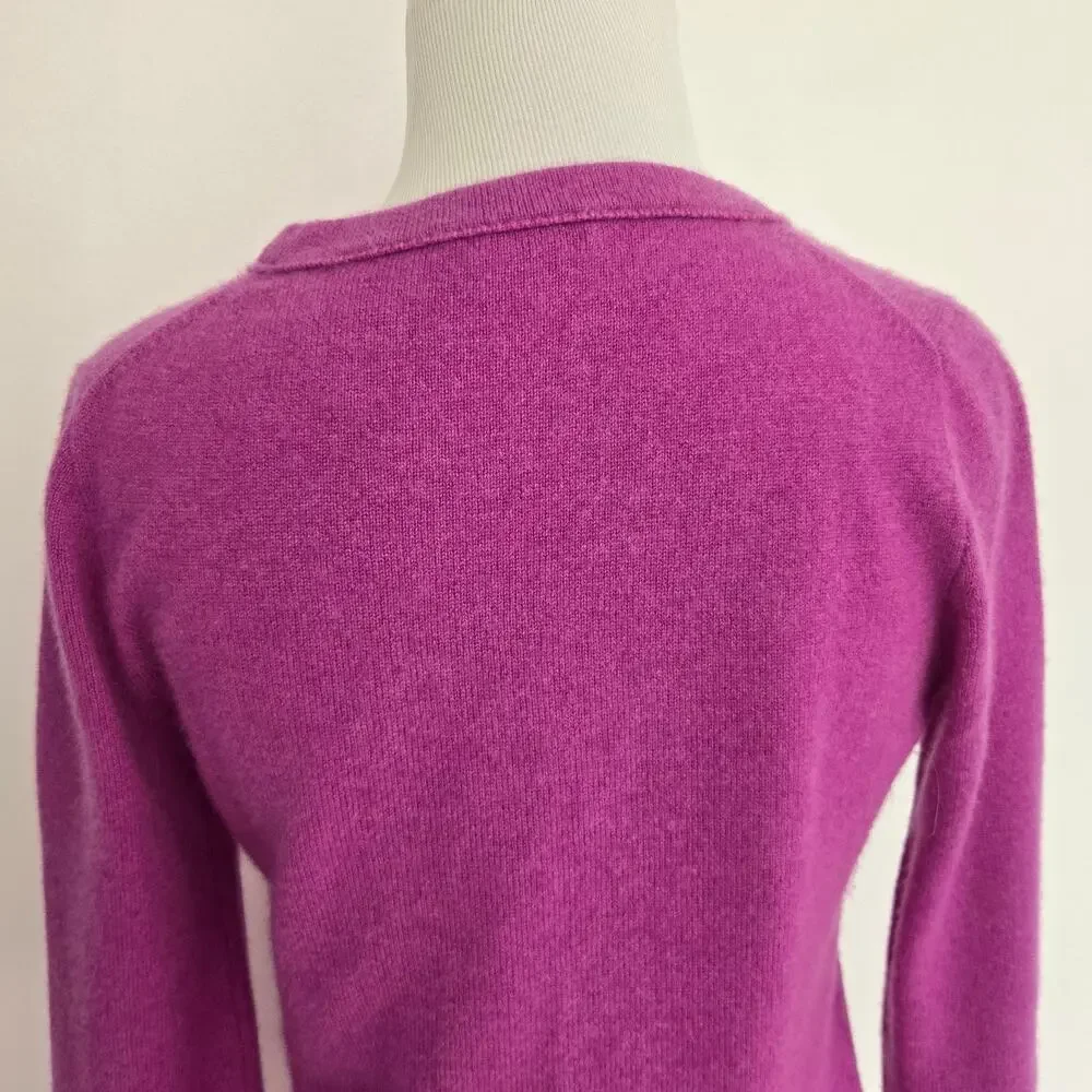 J Crew Womens Divina Cashmere Sweater Quiet Luxury Classic Staple Capsule Small